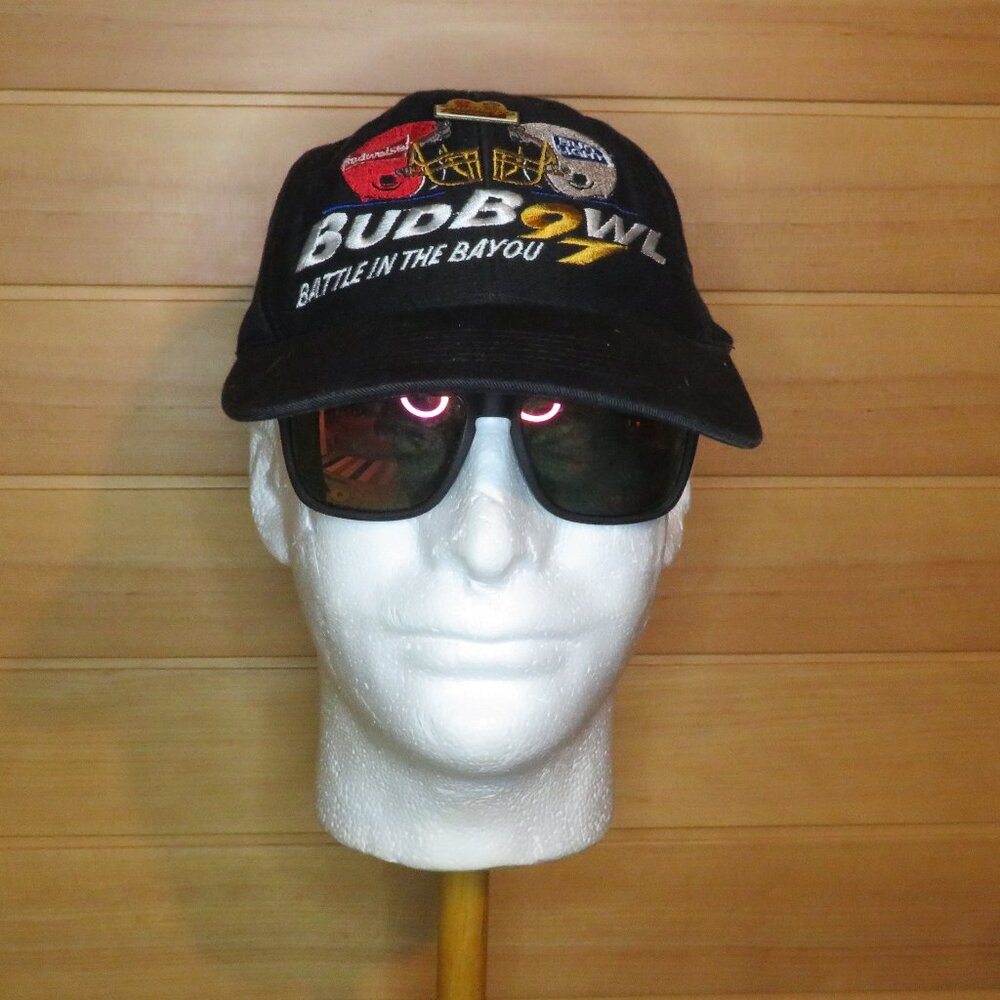 Vintage '97 Bud Bowl Hat with Pin